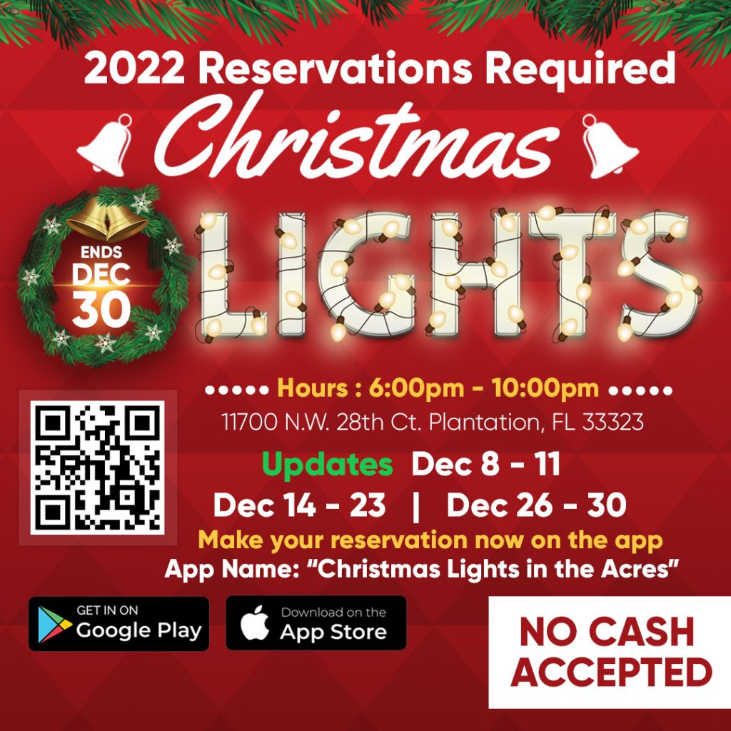 Christmas Lights in the Acres 2022 Plantation Baptist Church